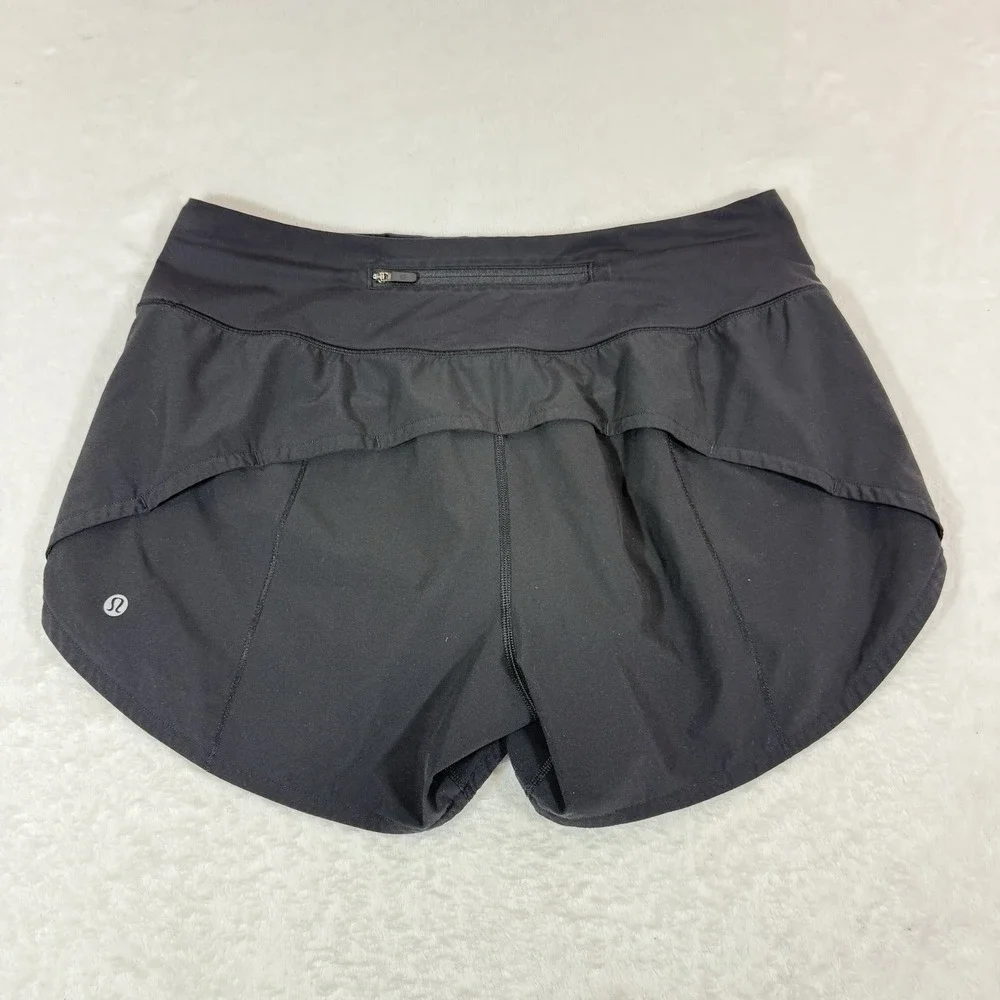 Lululemon Speed Up Lined Short Women's Size 8 — Black 3.5